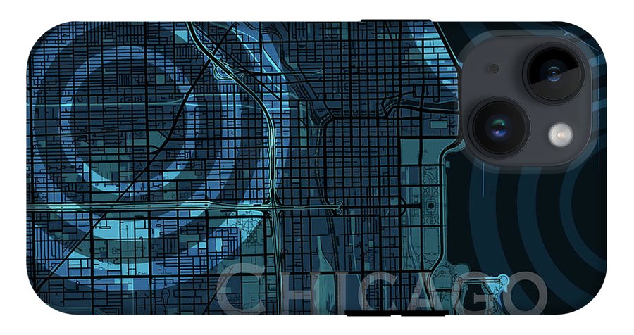 Chicago Map - Phone Case