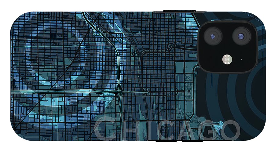 Chicago Map - Phone Case