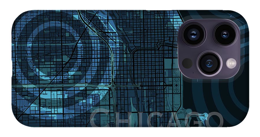 Chicago Map - Phone Case