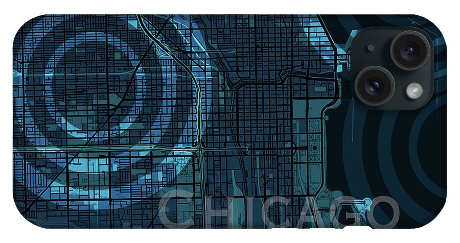 Chicago Map - Phone Case