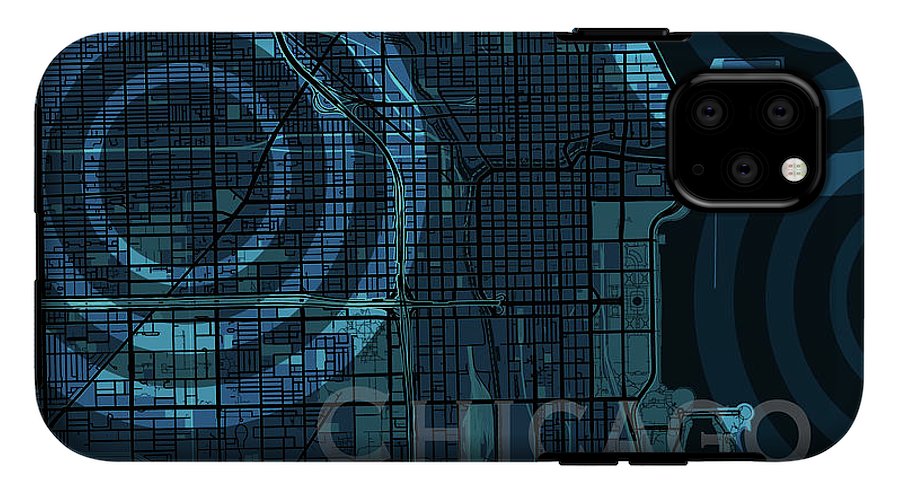 Chicago Map - Phone Case