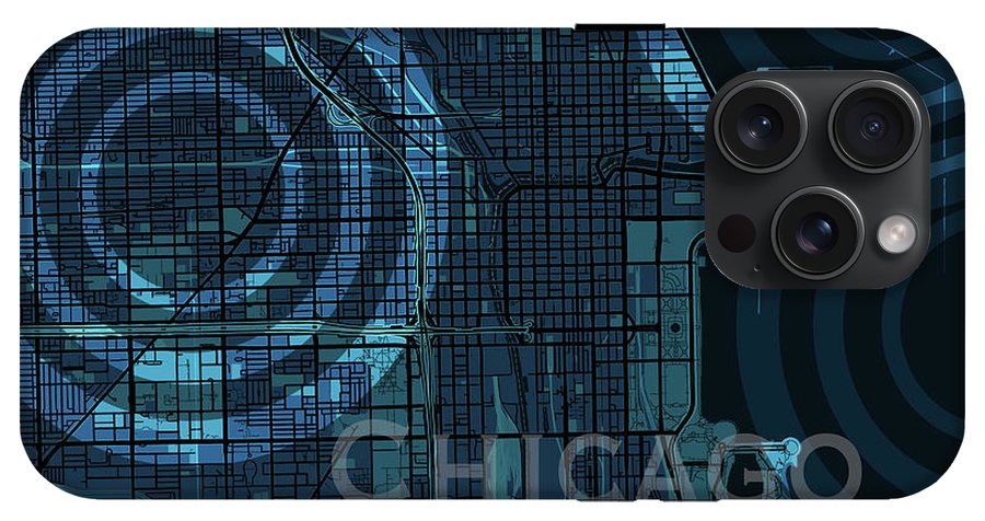 Chicago Map - Phone Case