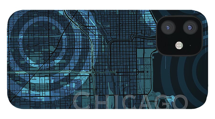 Chicago Map - Phone Case