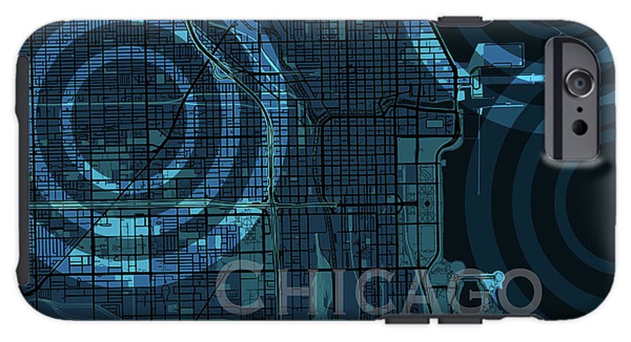 Chicago Map - Phone Case