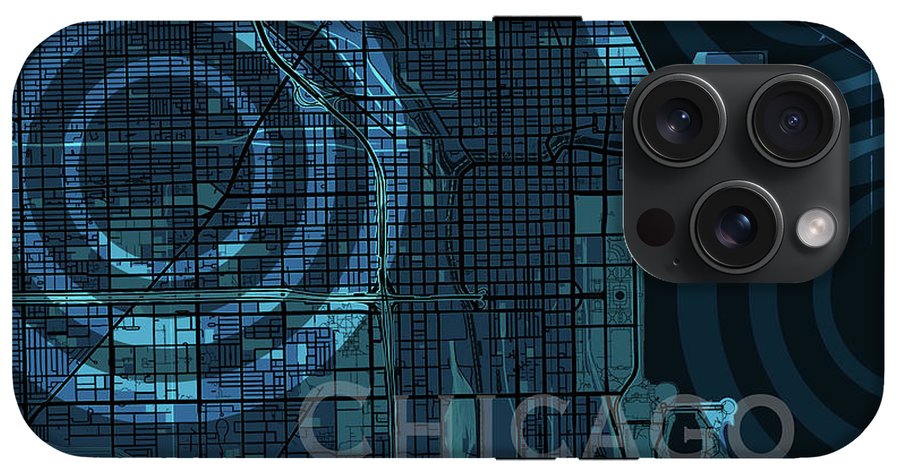 Chicago Map - Phone Case