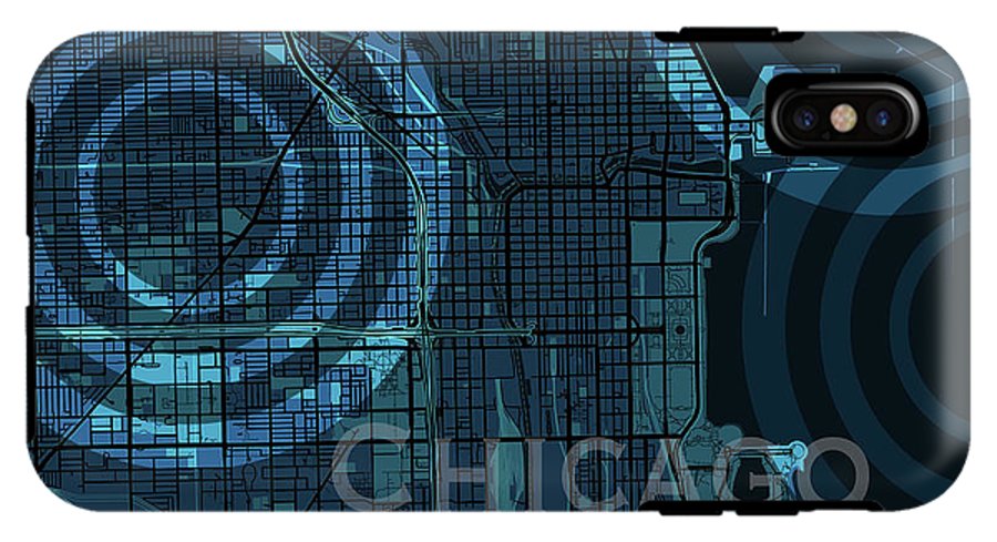 Chicago Map - Phone Case