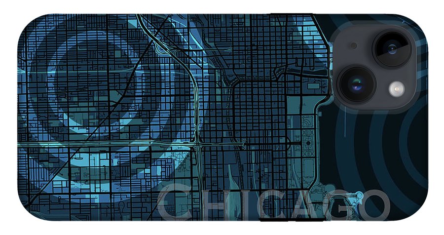 Chicago Map - Phone Case