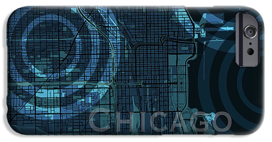 Chicago Map - Phone Case