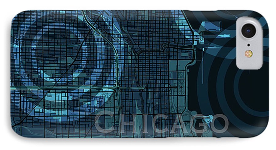 Chicago Map - Phone Case