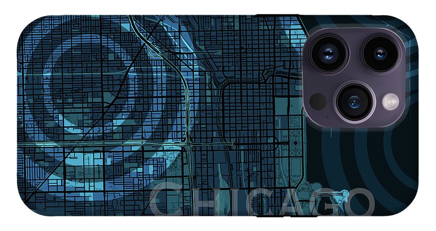 Chicago Map - Phone Case