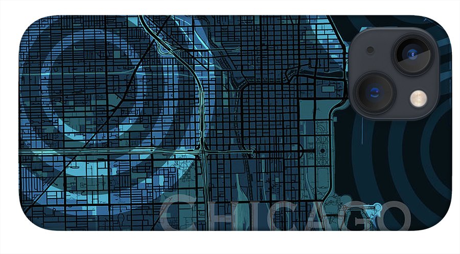 Chicago Map - Phone Case
