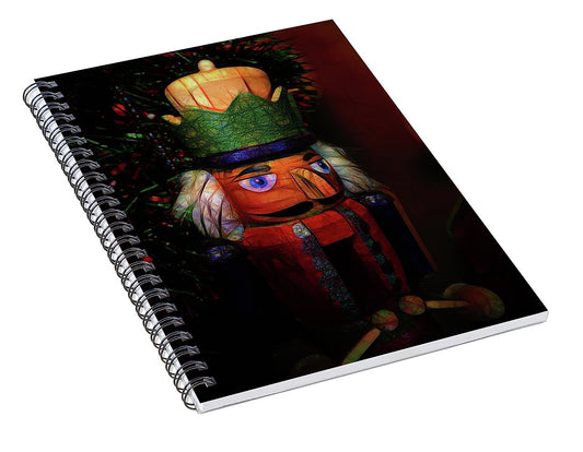 Child's Painted Nutcracker - Spiral Notebook