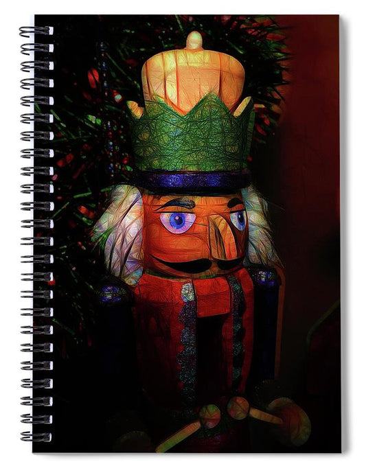 Child's Painted Nutcracker - Spiral Notebook