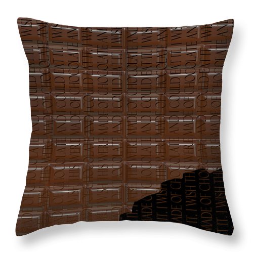 Chocolate Bar - Throw Pillow