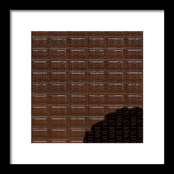 Chocolate Bar - Framed Print