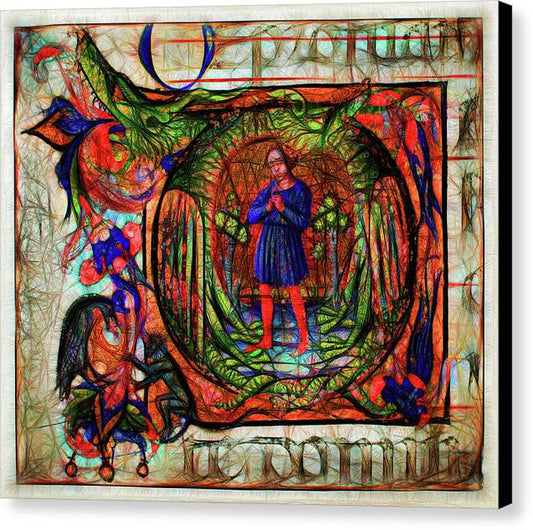 Choir Dragon - Canvas Print