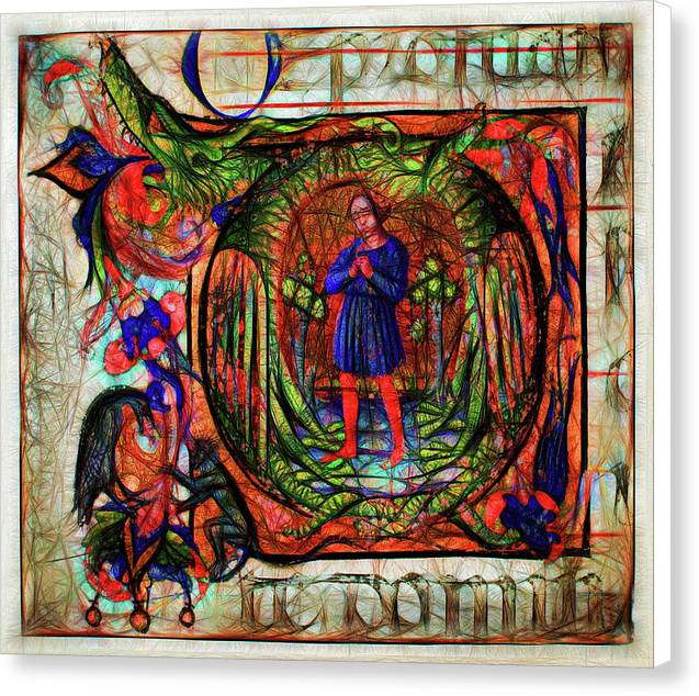 Choir Dragon - Canvas Print