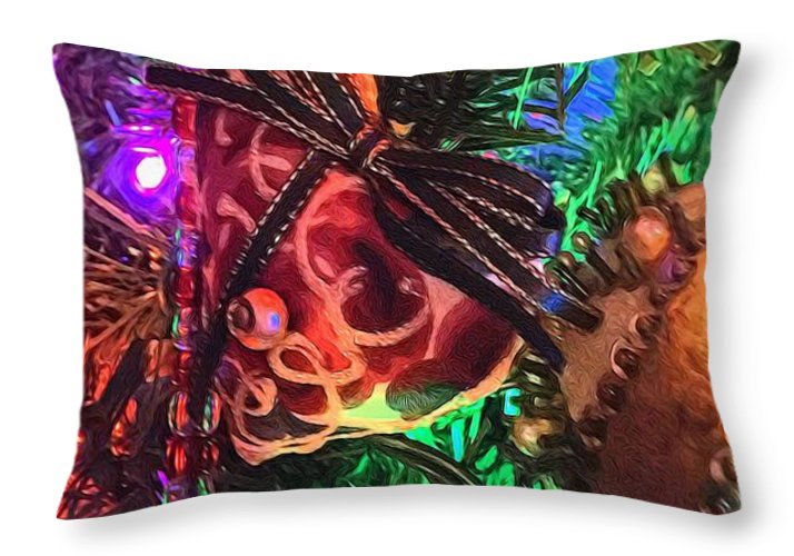 Christmas Heart On The Tree - Throw Pillow
