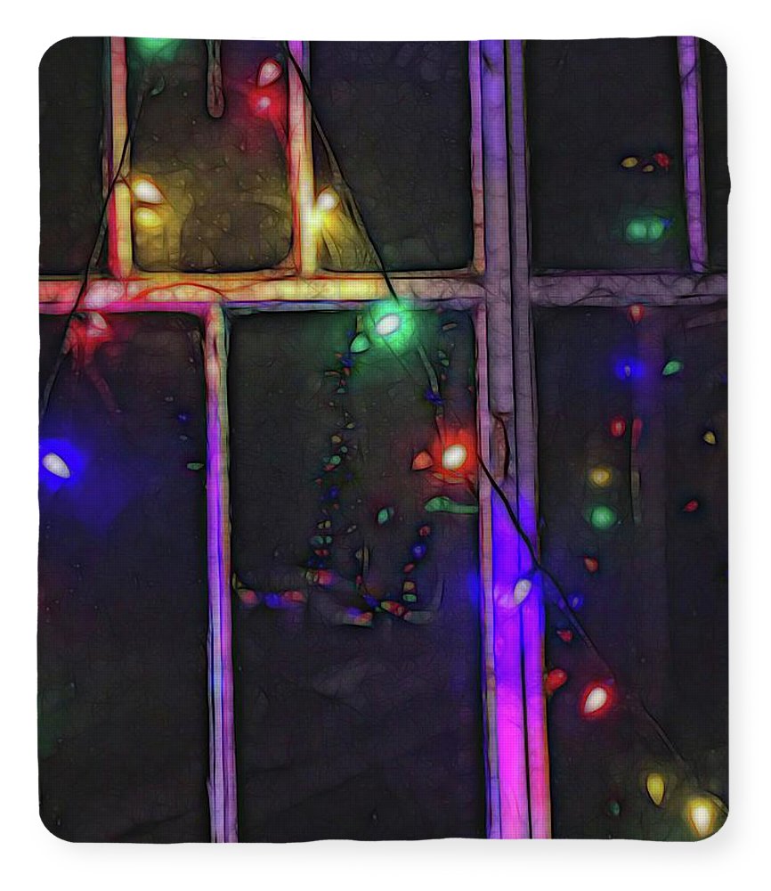 Christmas Light Refraction - Blanket