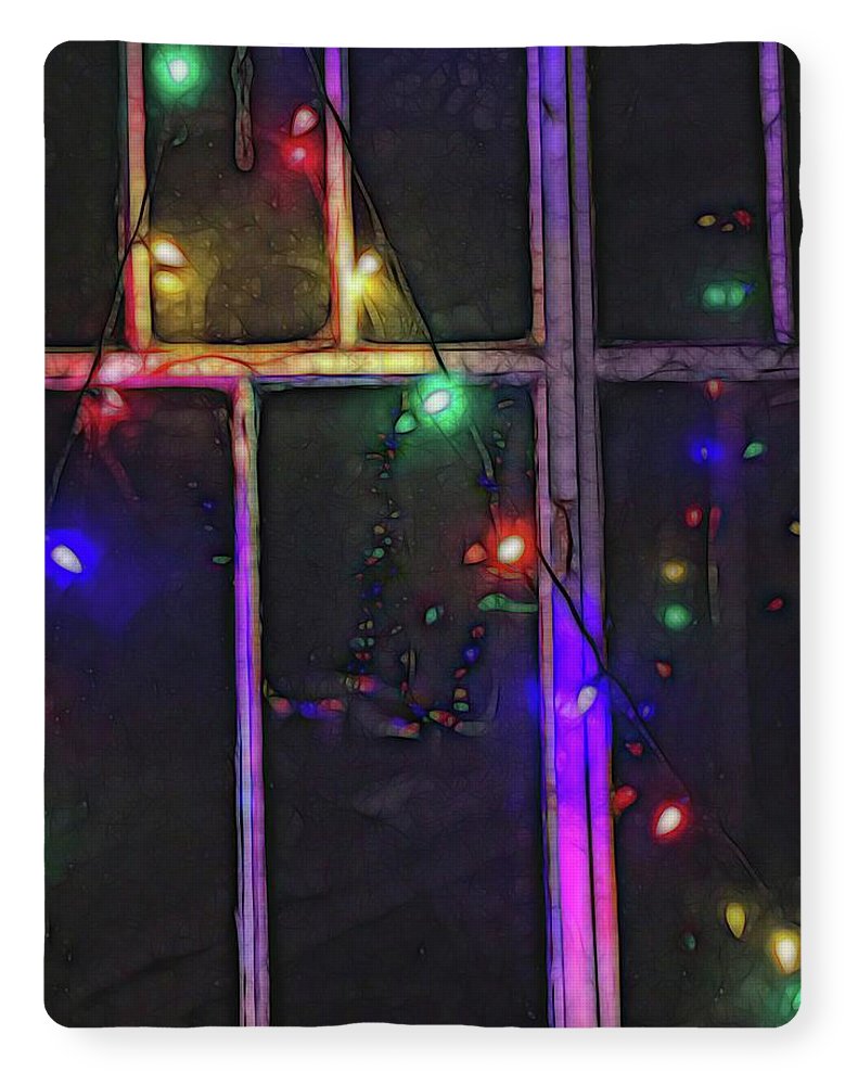 Christmas Light Refraction - Blanket