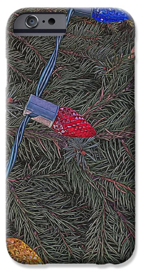 Christmas Lights On The Tree - Phone Case