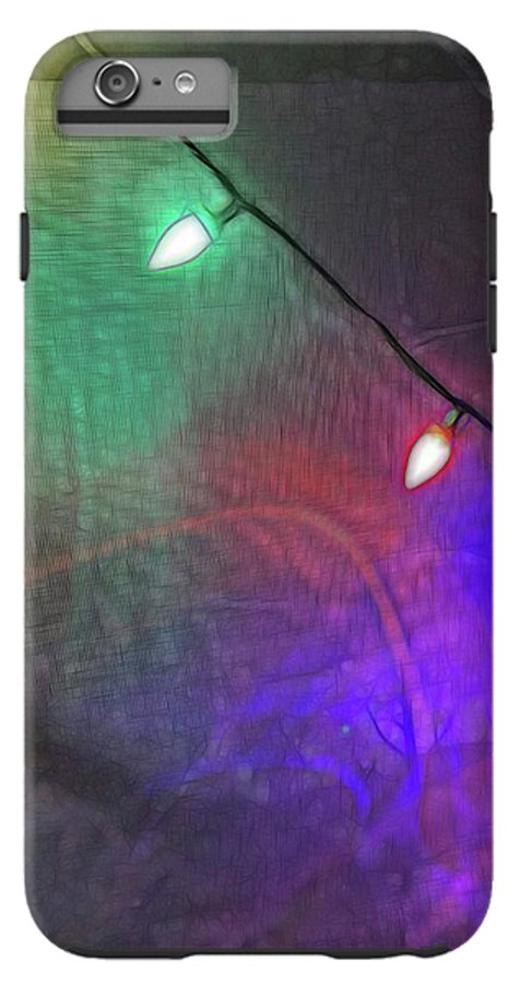 Christmas Lights Screen Dance - Phone Case