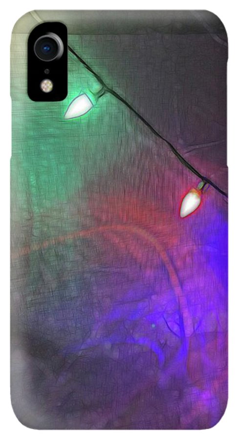 Christmas Lights Screen Dance - Phone Case