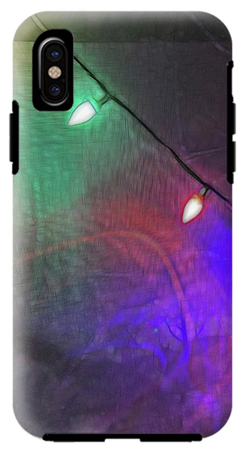 Christmas Lights Screen Dance - Phone Case