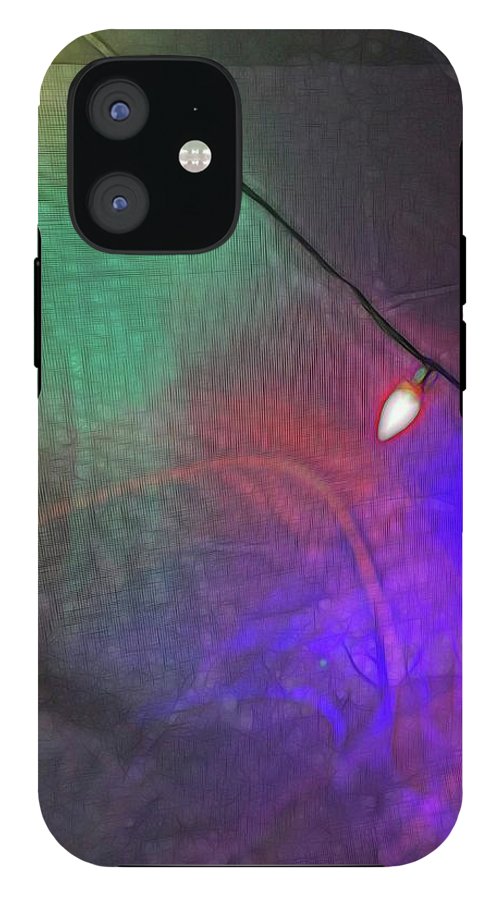 Christmas Lights Screen Dance - Phone Case
