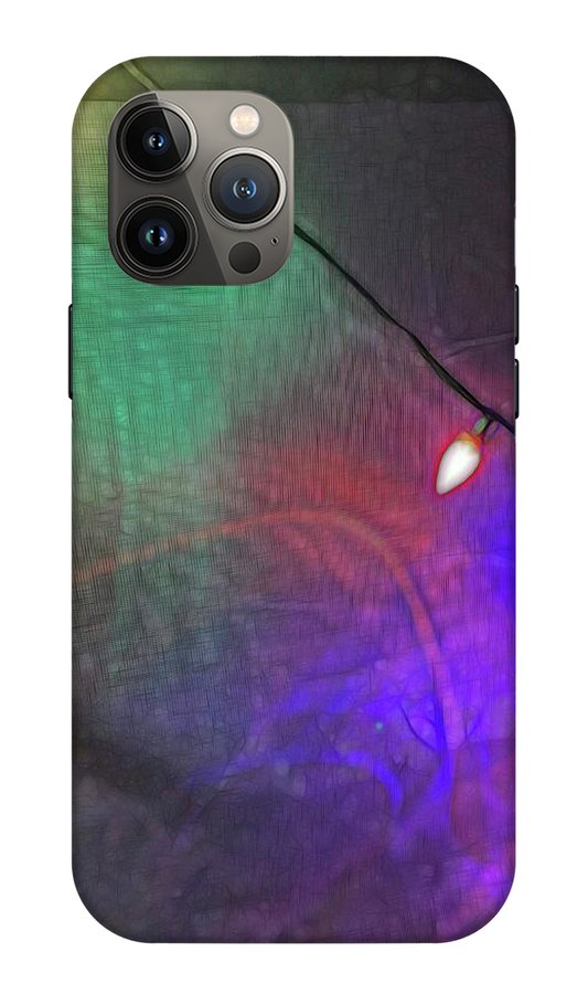 Christmas Lights Screen Dance - Phone Case