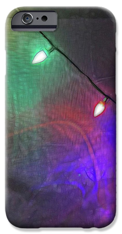 Christmas Lights Screen Dance - Phone Case