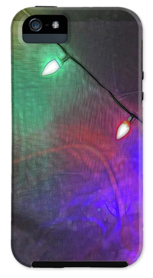 Christmas Lights Screen Dance - Phone Case