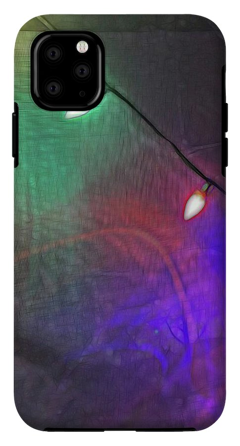 Christmas Lights Screen Dance - Phone Case