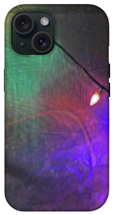 Christmas Lights Screen Dance - Phone Case