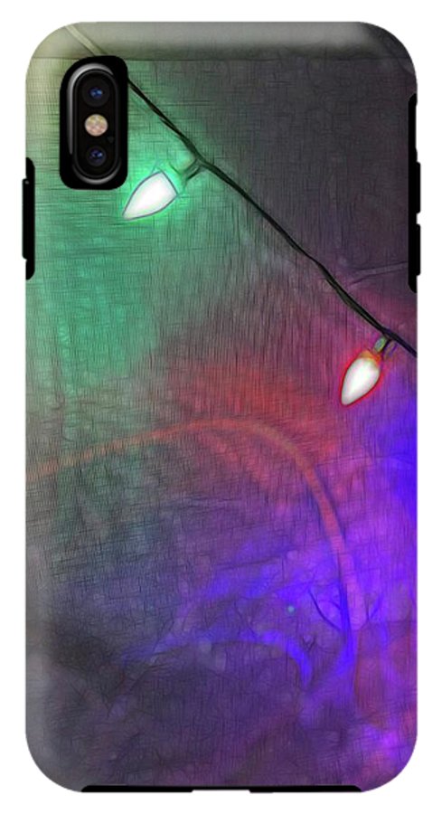 Christmas Lights Screen Dance - Phone Case