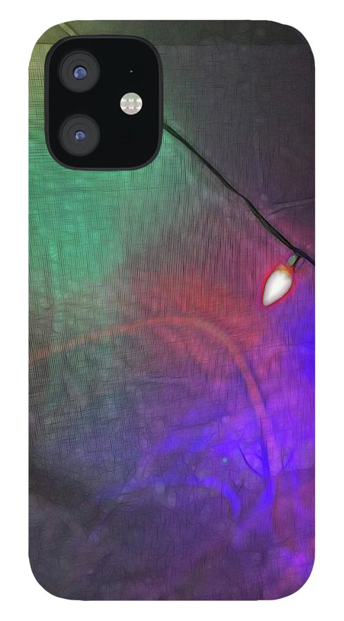 Christmas Lights Screen Dance - Phone Case