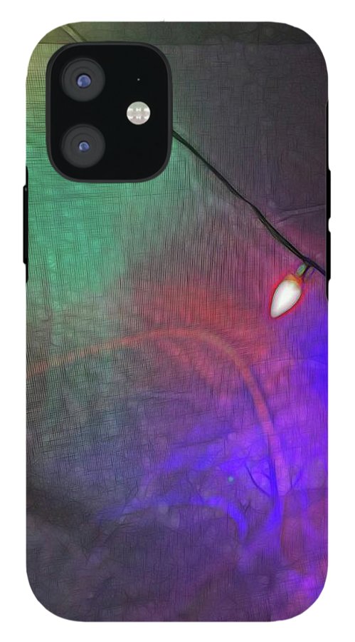 Christmas Lights Screen Dance - Phone Case