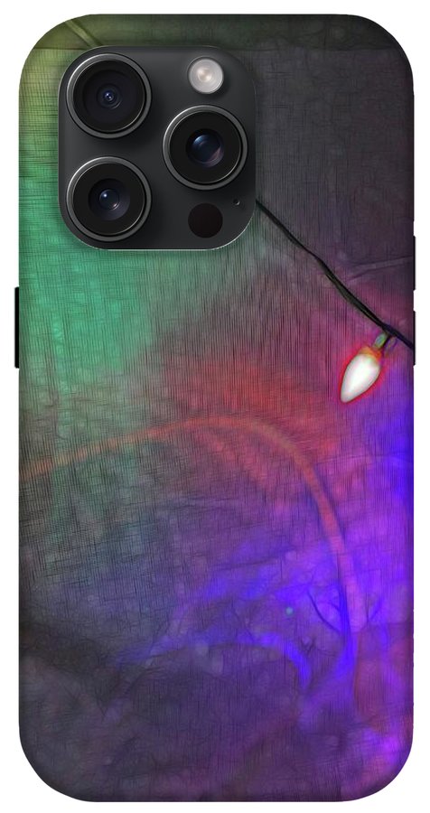 Christmas Lights Screen Dance - Phone Case