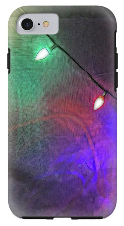 Christmas Lights Screen Dance - Phone Case