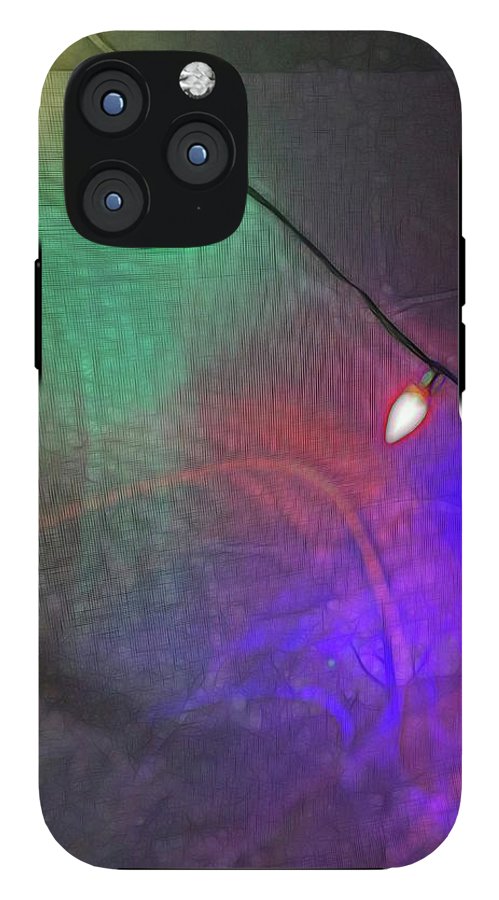 Christmas Lights Screen Dance - Phone Case