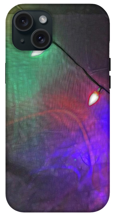 Christmas Lights Screen Dance - Phone Case