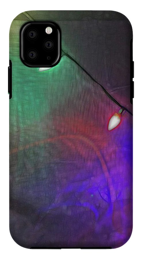 Christmas Lights Screen Dance - Phone Case