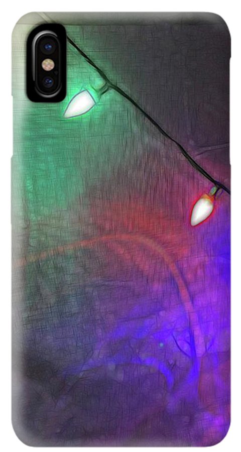 Christmas Lights Screen Dance - Phone Case