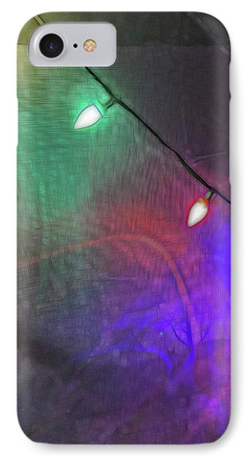 Christmas Lights Screen Dance - Phone Case