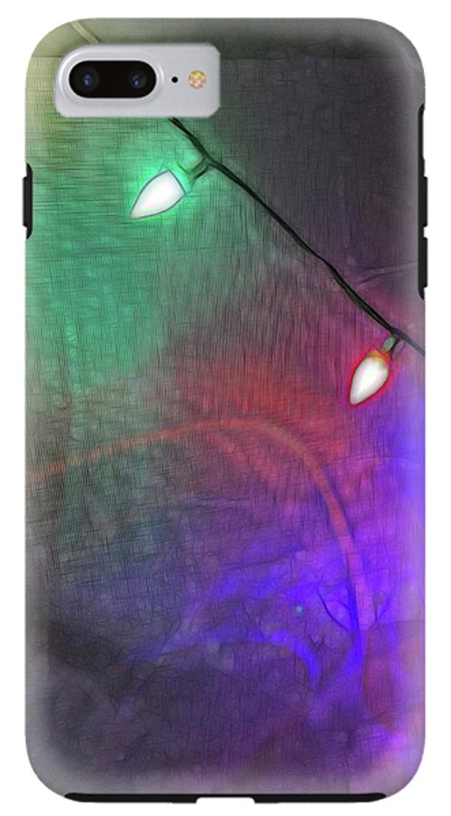 Christmas Lights Screen Dance - Phone Case