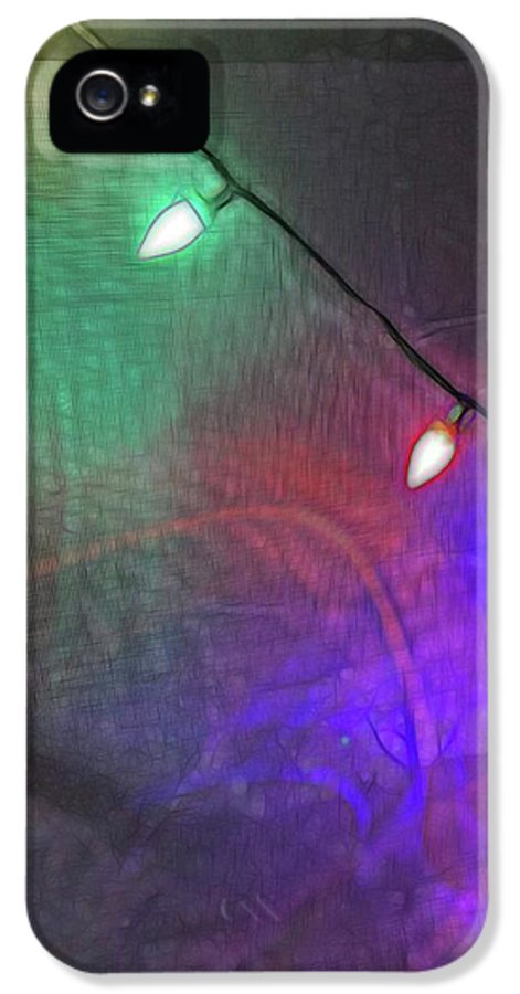 Christmas Lights Screen Dance - Phone Case