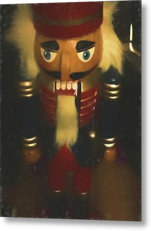 Christmas Nutcracker - Metal Print