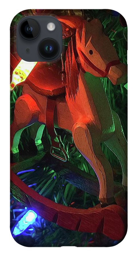 Christmas Rocking Horse - Phone Case