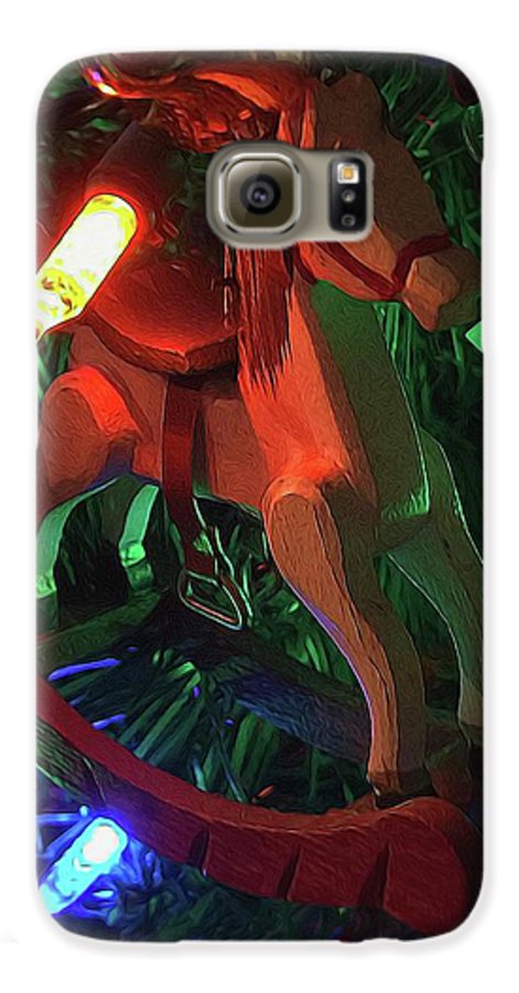 Christmas Rocking Horse - Phone Case