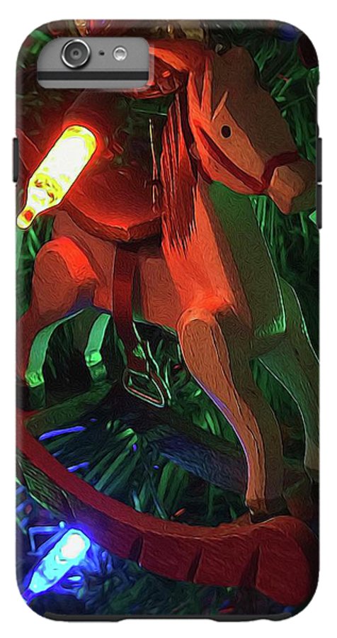 Christmas Rocking Horse - Phone Case